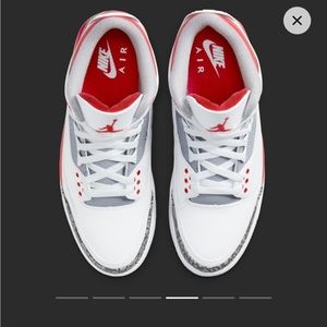 Mens Air Jordan Retro 3 Wore 2 Twice in the box